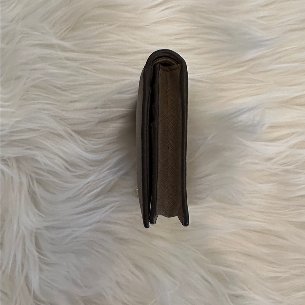 Michael Kors Taupe Wallet with Gold Logo - Picture 6 of 6